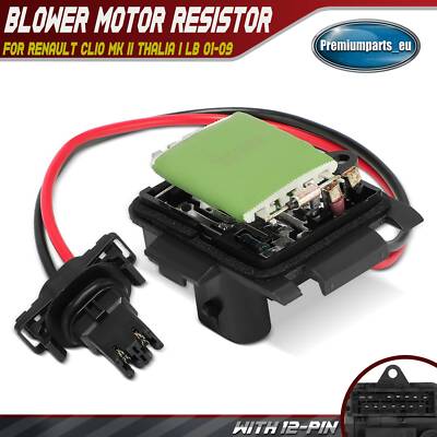 Heater Blower Motor Resistor For Renault Clio MK2 / Thalia I – Replaces 7701050900, 2-Year Warranty