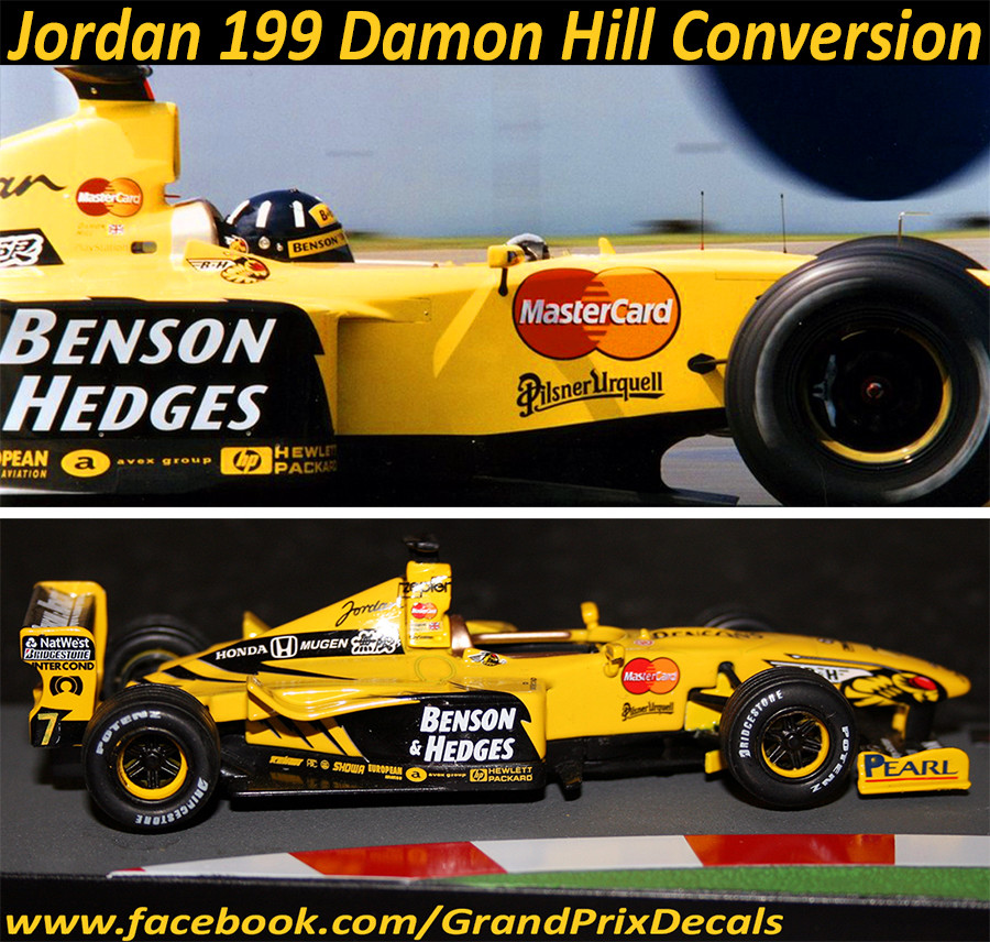 Jordan F1 199 Benson & Hedges Frentzen / Damon Hill water slide