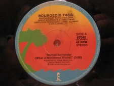 Canadian Press! Bourgeois Tagg – Mutual Surrender / The Move Up, 45 RPM VG+ (1M)