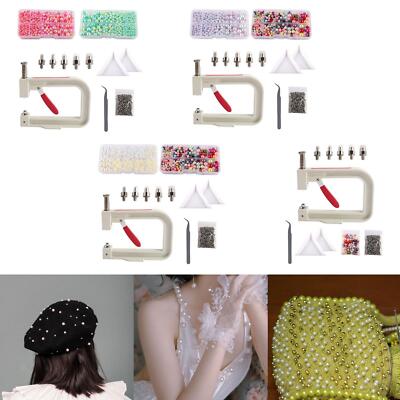 Pearl Setting Machine Hand Press Pearl Setter Tool Manual Beading
