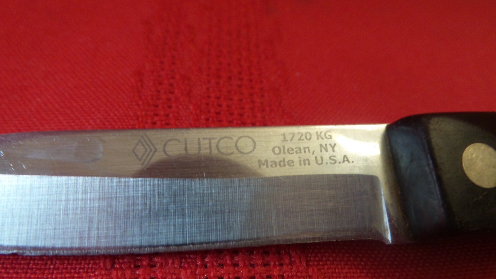 Cutco Paring Knife 1720 FG 2 3/4 Kitchen Classic Brown Handle eBay
