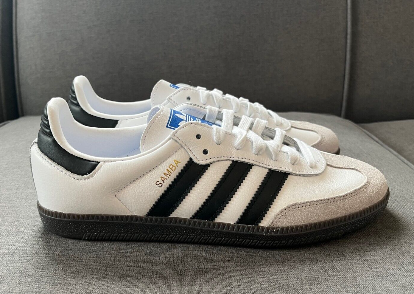 Græder vase deform Size 7.5 Mens - Adidas Samba OG - Cloud White Core Black - B75806 | eBay