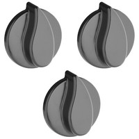 Belling Ofen Herdplatte Knopf Gas Kontrolle Herd Flamme Burner Schalter Echt X 3