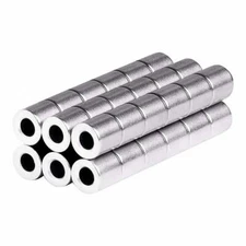 1/4 x 1/8 x 1/4 Inch Small Neodymium Rare Earth Ring/Donut Magnets N52 (36 Pack)