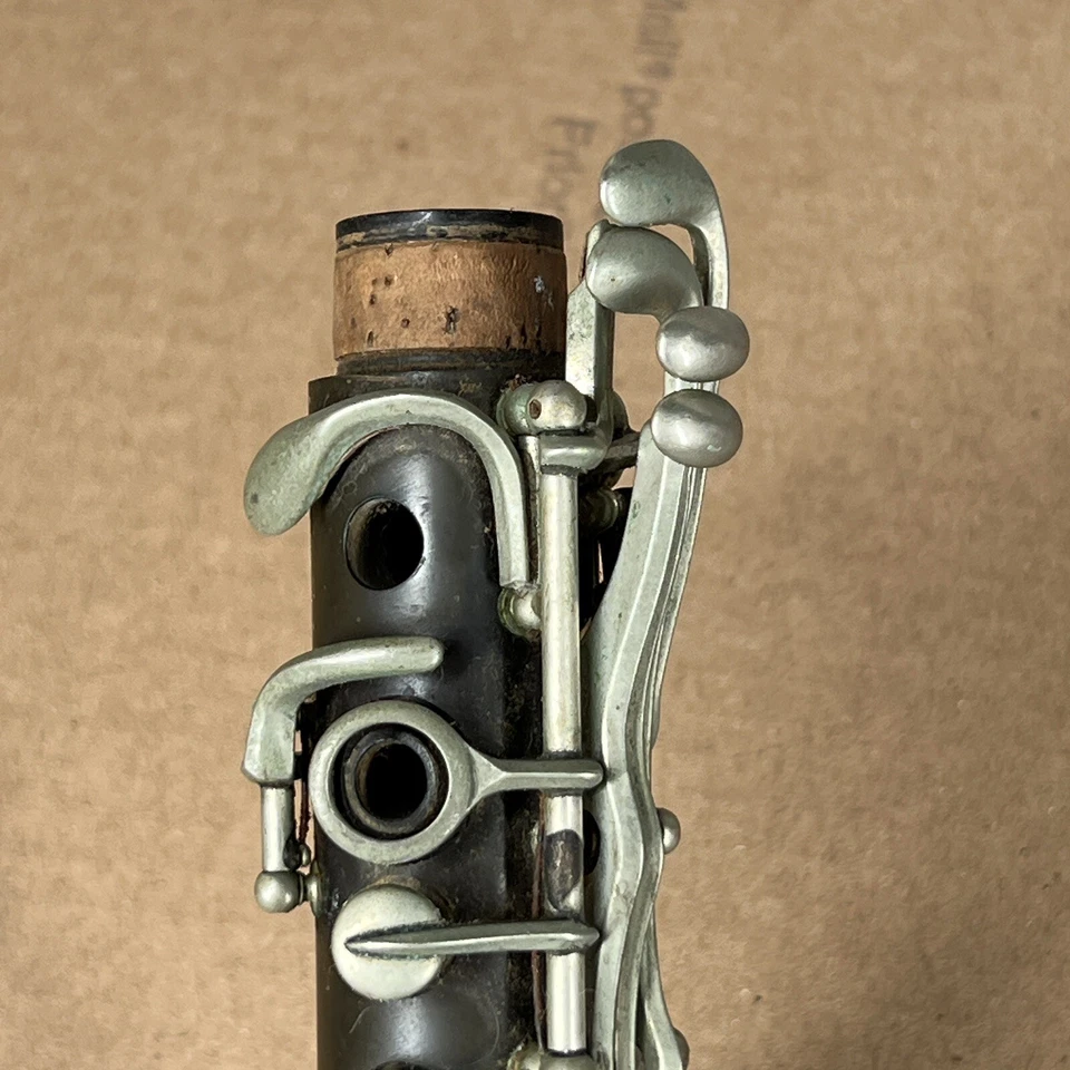 Vintage Black Clarinet Original Upper Joint Replacement Parts 97671 - Image 2 of 4