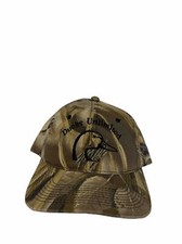 Vintage Ducks Unlimited Camouflage Snapback Trucker Hat Embroidered