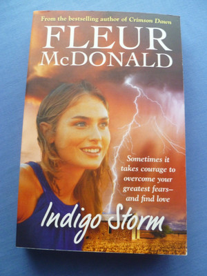 Indigo Storm by Fleur McDonald - paperback ROMANCE book (23cm) NOVEL