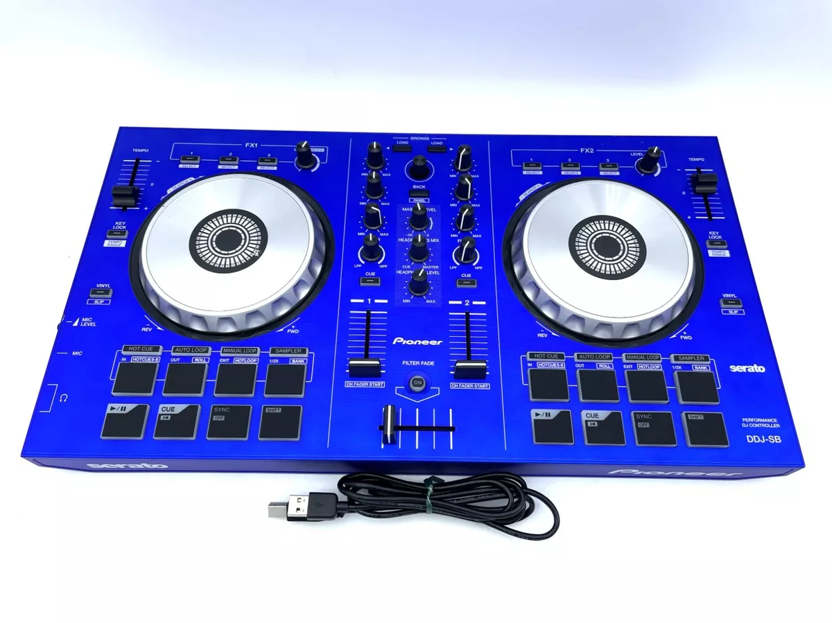 Pioneer DDJ-SB-L Portable DJ Controller Limited Blue model Tested from JAPAN