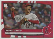 SHOHEI OHTANI 2023 TOPPS BIG LEAGUE RED FOIL SSP #287 Los Angeles Angels