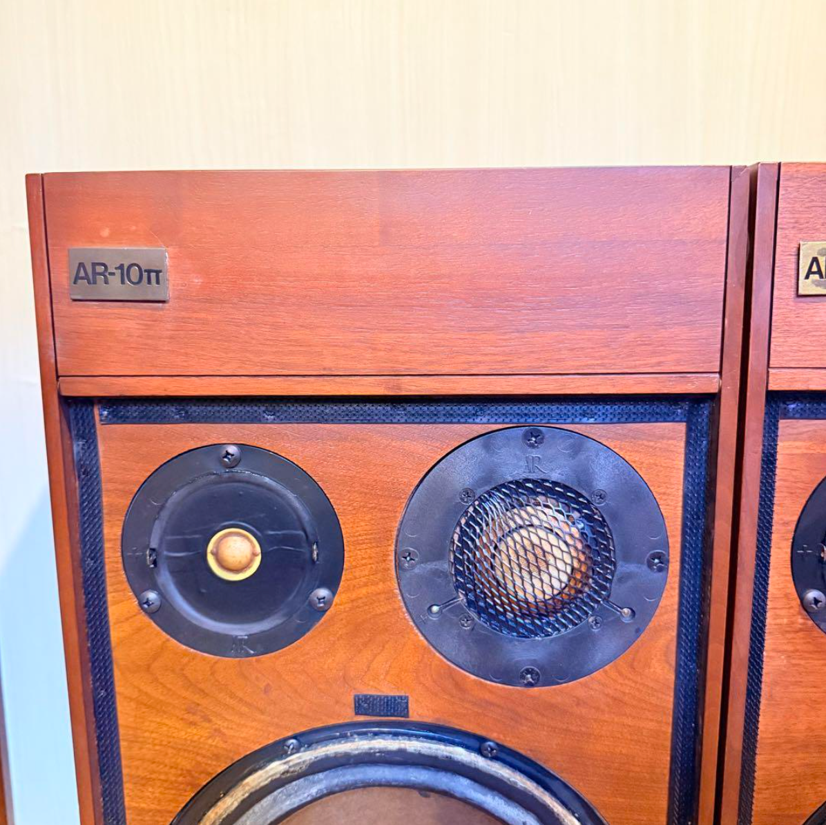 ACOUSTIC RESEARCH AR-10π Vintage Speaker Pair Super Rare Free