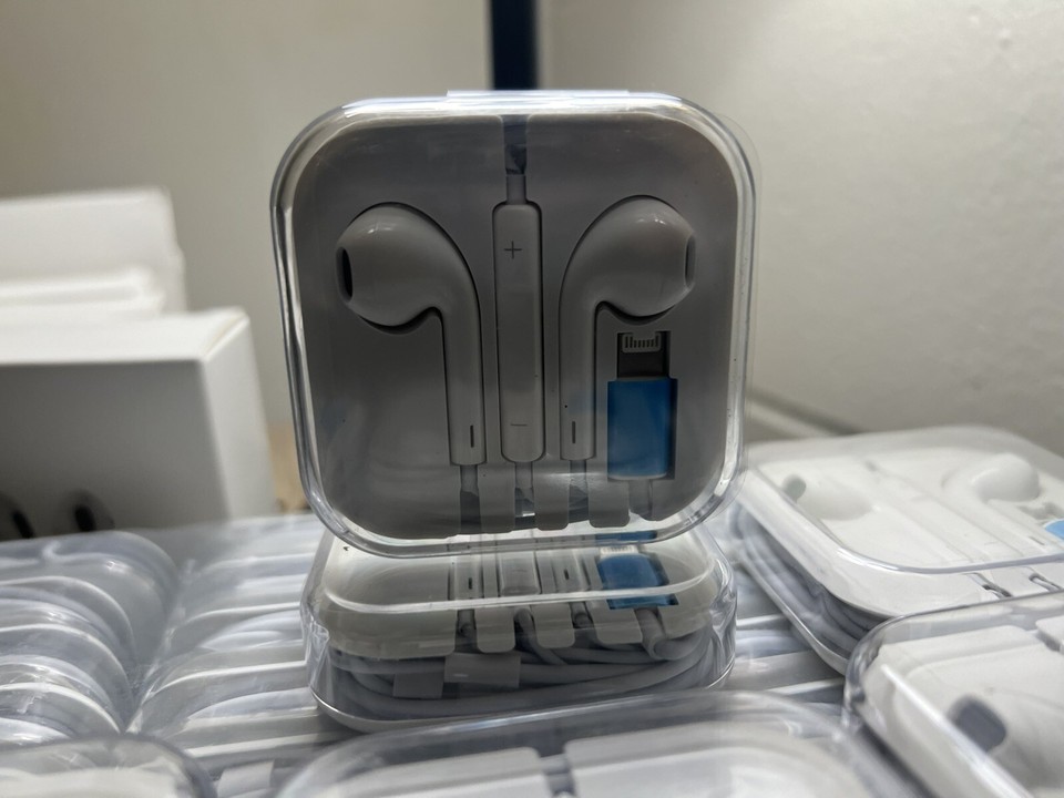Auricolari Bluetooth Earbuds Per IPhone Pro/14/13/12/11/X - Bianchi, Con Microfono E Cancellazione Rumore