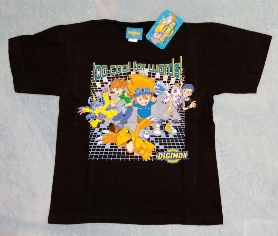Digimon Boys Short Sleeve Tops, Shirts & T-Shirts for Boys for