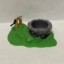 VTG 1980 Smurf Wishing Well Playset Replacement Pieces Schleich Hong Kong