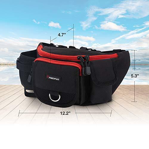 Piscifun Fishing Bag Portable Outdoor Fishing Tackle Bags Multiple Waist Bag