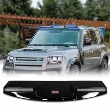 Fit For Land Rover Defender Roof Light Bar Pod Front Spoiler With DRL  Led Light