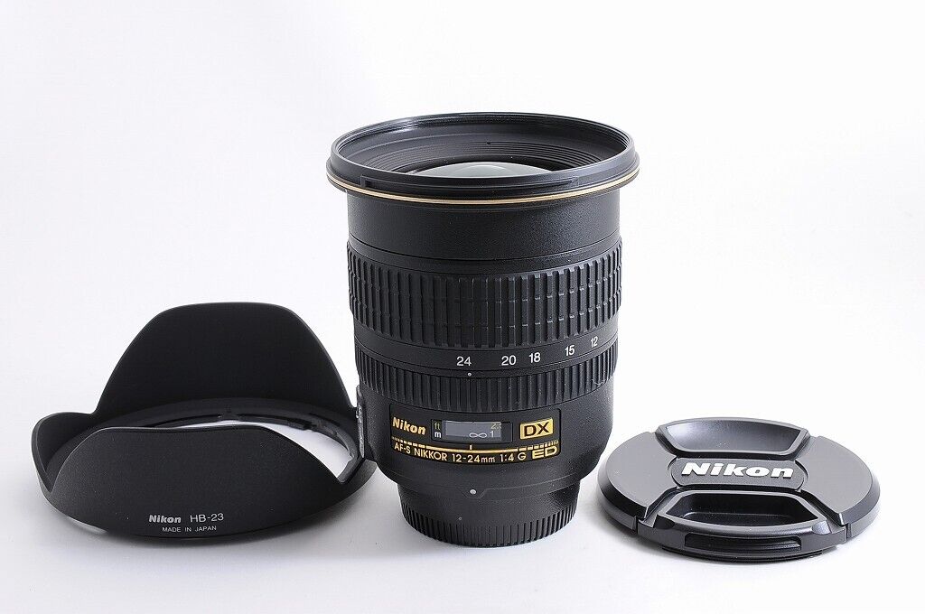 TOP MINT】NIKON AF-S NIKKOR 12-24mm F/4 G DX ED Zoom Lens F TOP MINT】NIKON AF-S NIKKOR 12-24mm F/4 G DX ED Zoom Lens F
