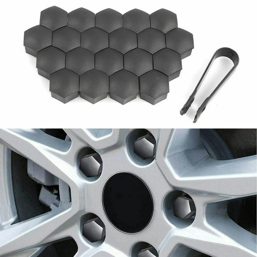 20x Radschrauben Kappen Radschraubenkappen Set 19 Mm Grau Für VW, Radschraubenka