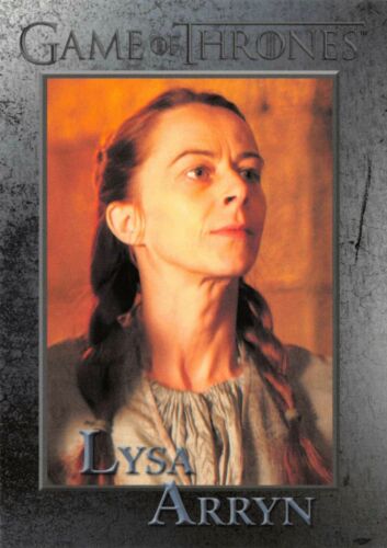 LYSA ARRYN (Kate Dickie) / Game of Thrones Season 1 (2012) BASE Trading Card #56 - Picture 1 of 2