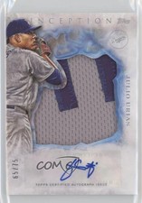 2017 Topps Inception /75 Julio Urias #IAJ-JU Jumbo Patch Auto 12i0