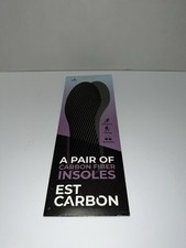 A Pair Of Carbon Fiber Insoles EST Carbon Size 33 EU Size 3 US Womens