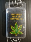420 Natures Way Of Staying Hi Pot Weed Leaf refillable flip top lighter — photo 3