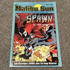 🔑Malibu Sun #13 (1992) Early Preview app Spawn Cover/Art by Todd McFarlane🔑 