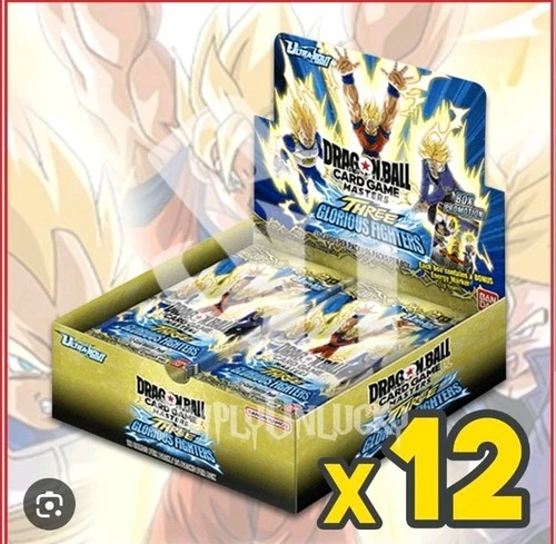 DRAGON BALL SUPER MASTERS TCG THREE GLORIOUS FIGHTERS B30 Case Factory Sealed