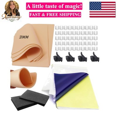3mm Tattoo Practice Kit for Beginners - 67Pcs Tattoo Starter Kit for Beginner...