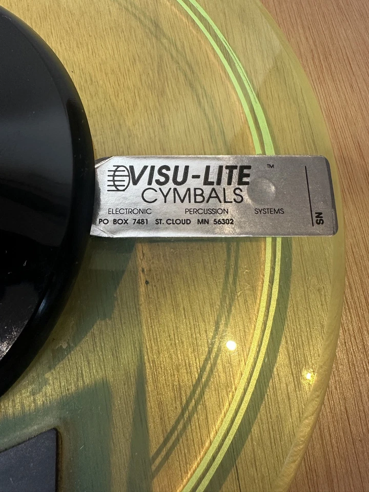 Pintech Visulite Professional Cymbal - 11” Single Zone Splash Cymbal - green - Image 3 of 4