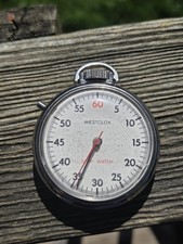 Vintage Westclox Pocket Windup Stop Watch Made in the USA