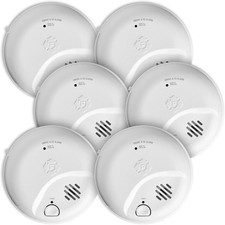 First Alert BRK SCO2B/SMICO100 - Smoke  Carbon Monoxide CO Detector, 6 pack