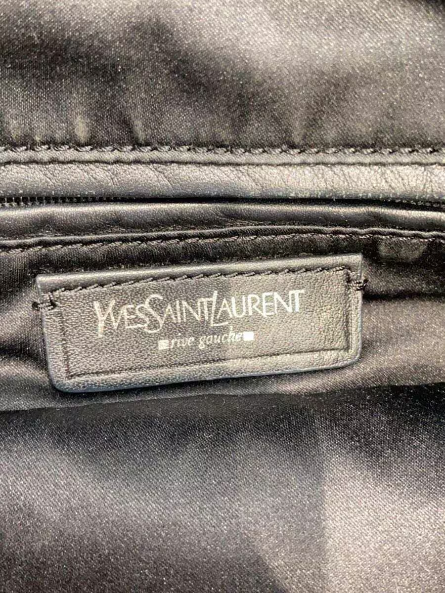 Borsa tote YVES SAINT LAURENT in cotone nero con logo Kahala
