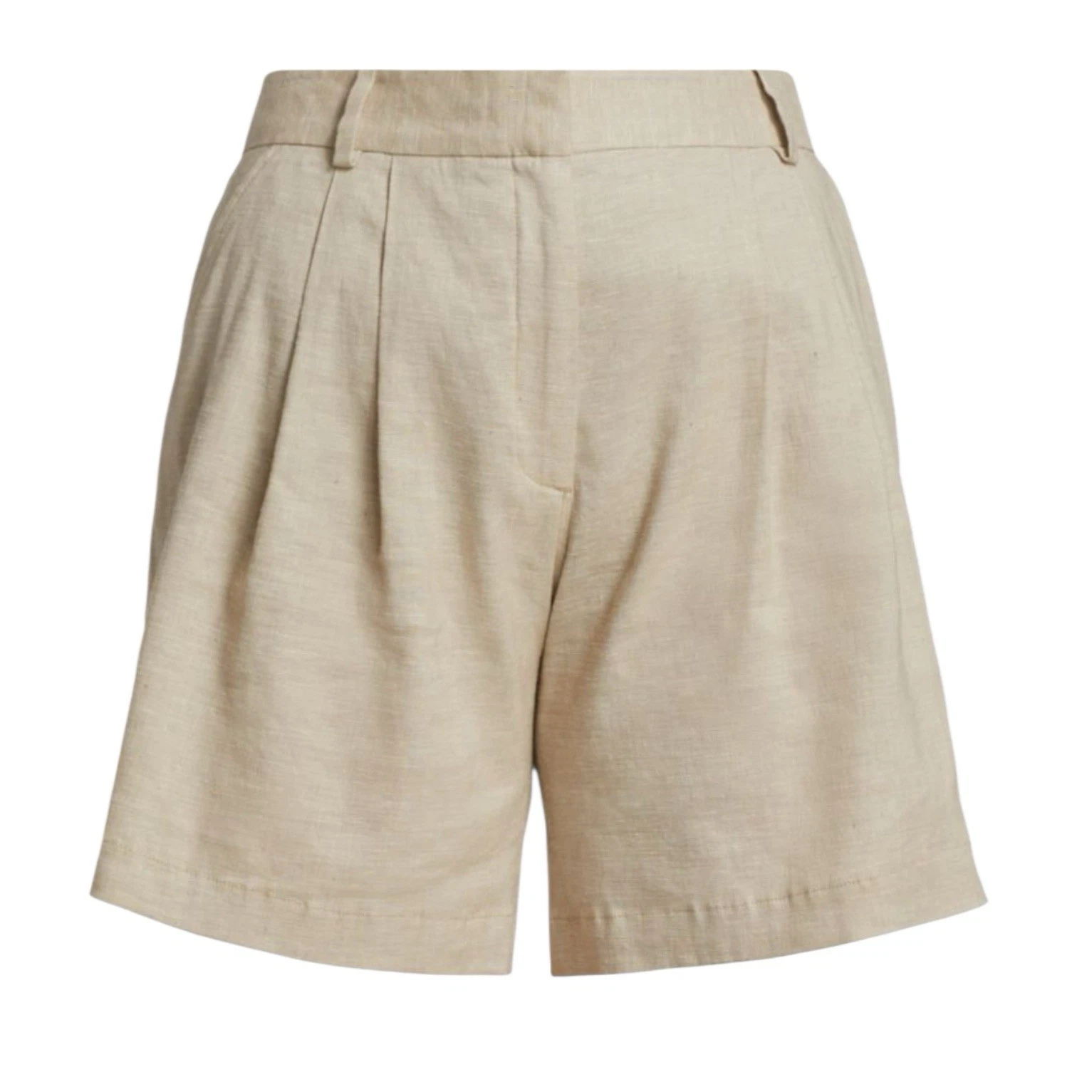Women’s FRAME Linen Shorts Pleated Size 4 Stretch High Rise Cuffed Hem
Opens in a new window or tab