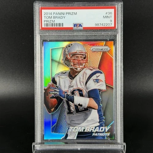 Tom Brady 2014 Panini Prizm #36 Silver Prizm PSA 9 Mint