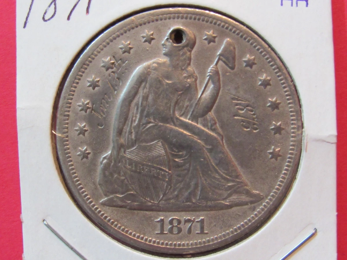 Silver 1871 Year Seated Liberty US Dollars (1840-1873) for sale | eBay