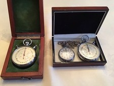 Konvolut Stopp Uhren ,1St Groß guter Zu. 1 St Groß Defekt ! 1 St Klein guter Zu.