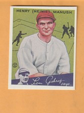 Heinie Manush Washington Senators 1976 TCMA '34 Goudey Reprint 123 #18