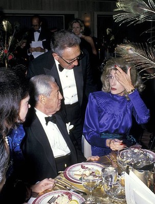 William S Paley Henry Kissinger wife during National Conference of- Old Photo