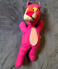 Vintage Pink Panther Gund J Swedlin Cloth Rag Doll Mirisch Geoffrey Taiwan As Is
