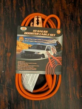 IIT HEAVY DUTY 10 GAUGE 12 FT BATTERY BOOSTER CABLE EMERGENCY JUMPER 200 AMP New