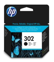 Hp 302 - F6U66AE - Tinte Schwarz - FüR Hp Deskjet 1110, 2130, 2132, 2134, 2136,