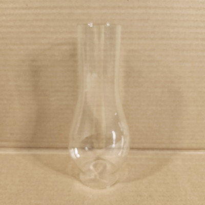 Vintage Glass Oil Hurricane Lamp Chimney Globe Shade 8.5'' Fitter