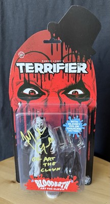 2002 TERRIFIER AF   MIKE GIANNELLI ~ Art The Clown   JSA COA ~ MOC L K