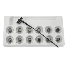 7 Star Needle Plum Blossom Dermal Hammer Set 13pcs Replaceable Heads Kit Therapy