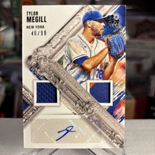 Tylor Megill 2022 Diamond Kings DK Material Dual MEM Relic AUTO SSP /99 ⭐️MINT