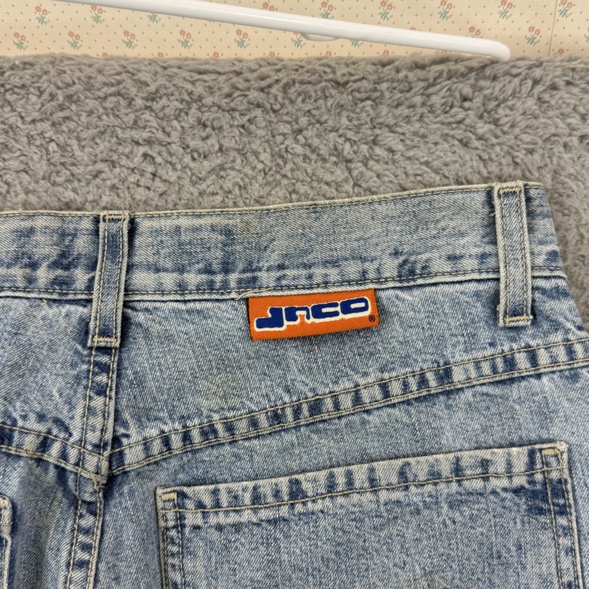 Vintage Jnco Girlie Stuff Jeans Women 9 Blue Baggy Wide Leg 90s