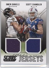 2015 Score Dual Jerseys Owen Daniels Scott Chandler #DJ-TE 0v1