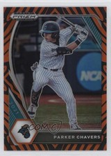 2021 Panini Prizm Draft Picks Tiger Stripes 90/99 Parker Chavers #PDP196 17hc