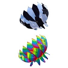 Beach Kite 3D Kite Diameter 70cm Kids Gifts Lotus-shaped Boys and Girls Huge