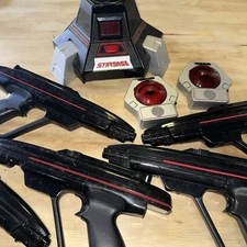 VTG 80’s Laser Tag Lot Of Parts UnTested For Parts Star Base Shooters Sensors